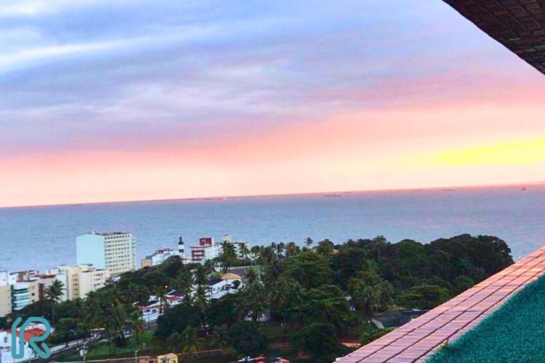 Lindo Studio Vista Mar Na Barra Com Piscina No Rooftop Do Edf, Proximo Ao Porto Da Barra Salvador Exterior foto